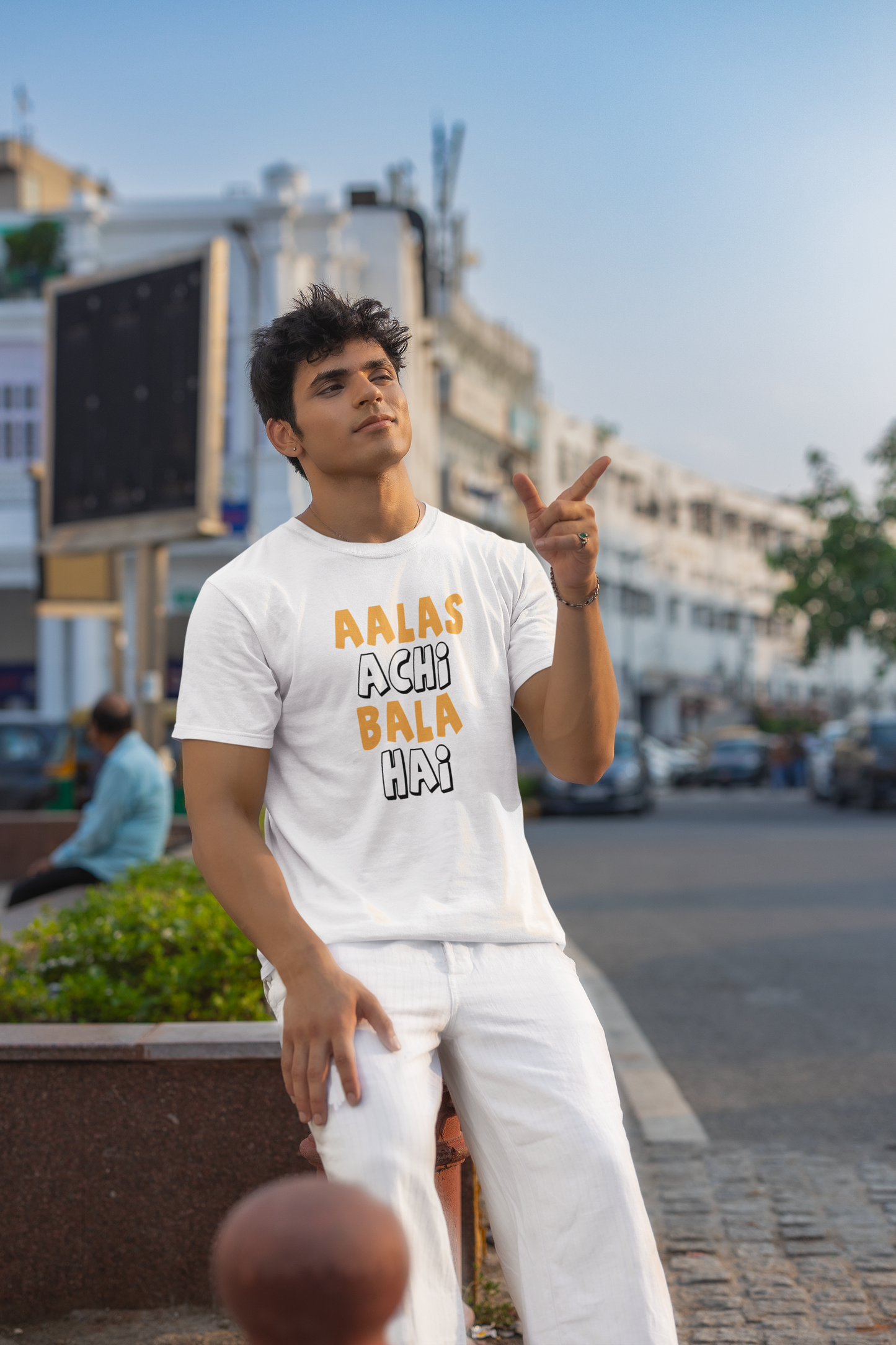 Typography Classic T-Shirt ALAS M-2