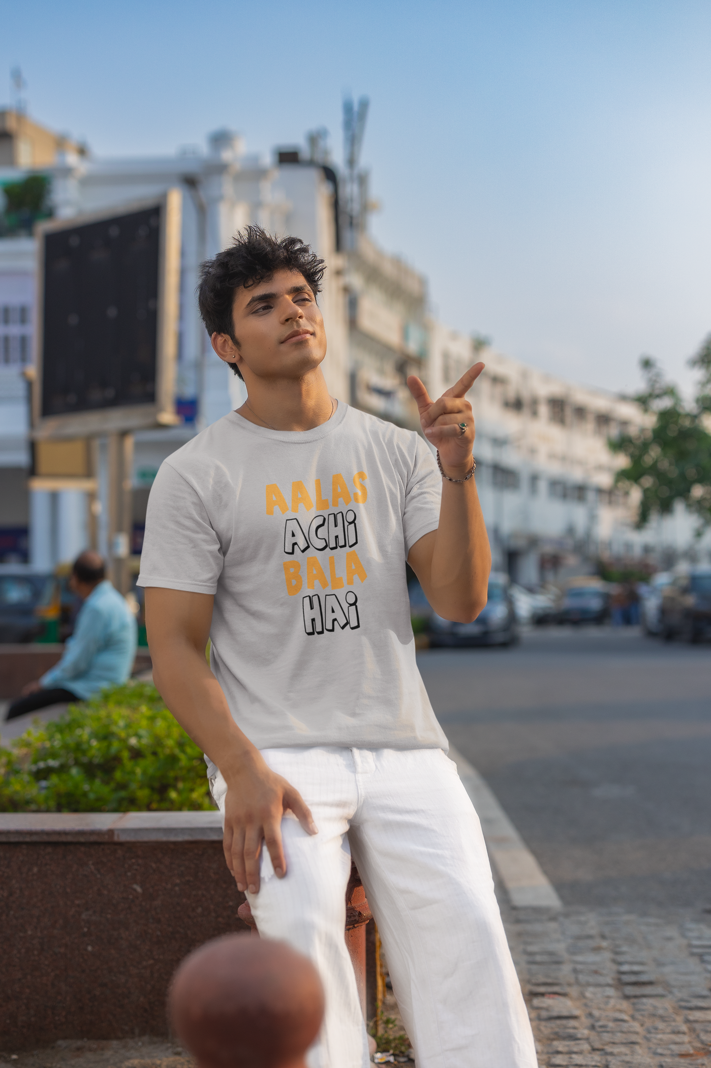 Typography Classic T-Shirt ALAS M-2