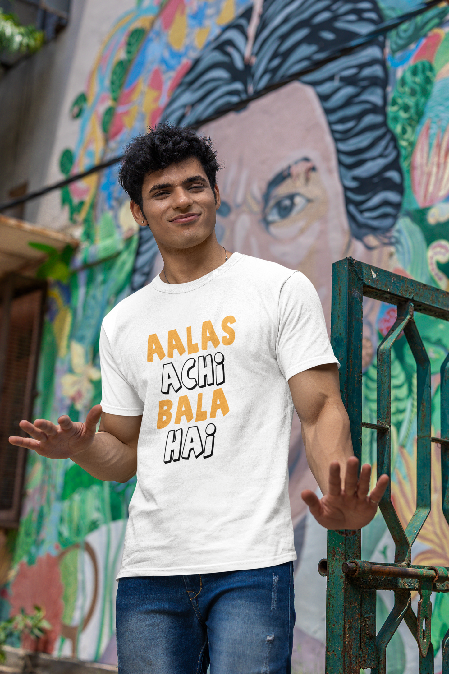 Typography Classic T-Shirt ALAS M-2