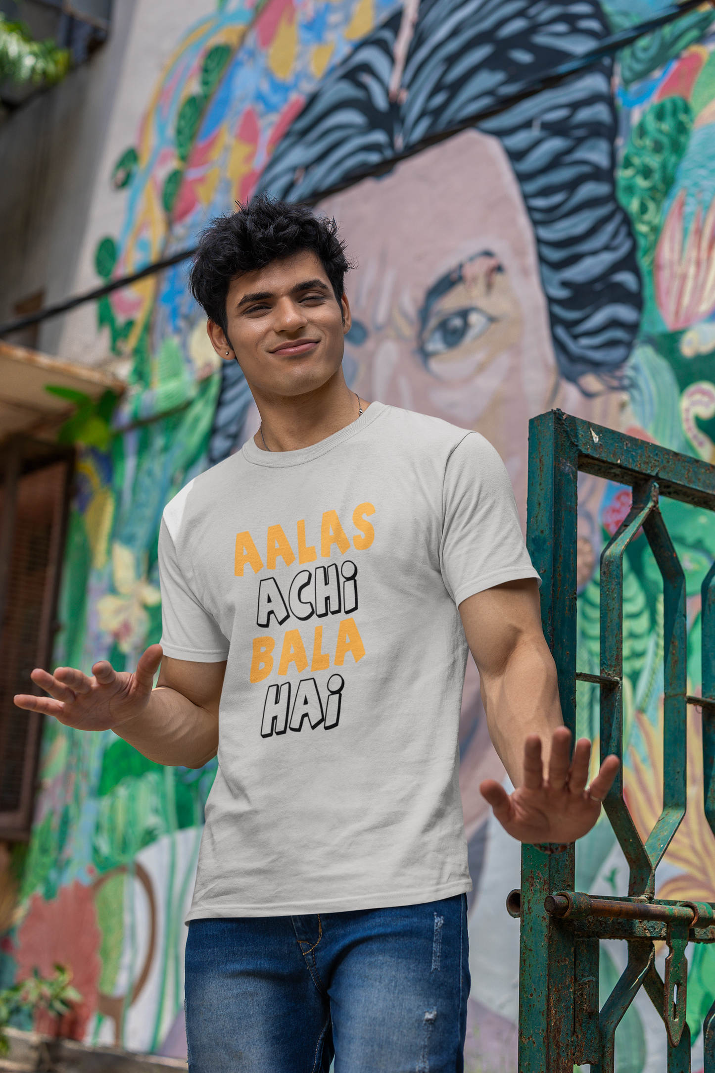 Typography Classic T-Shirt ALAS M-2