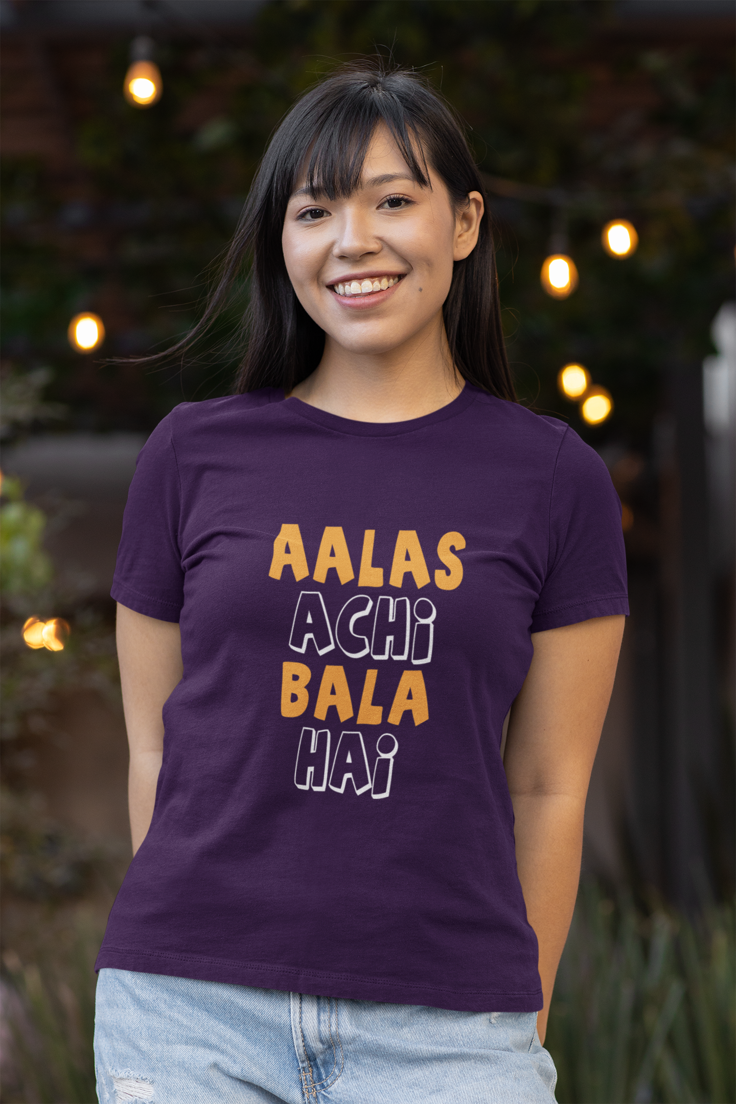 Typography Classic T-Shirt ALAS F-1