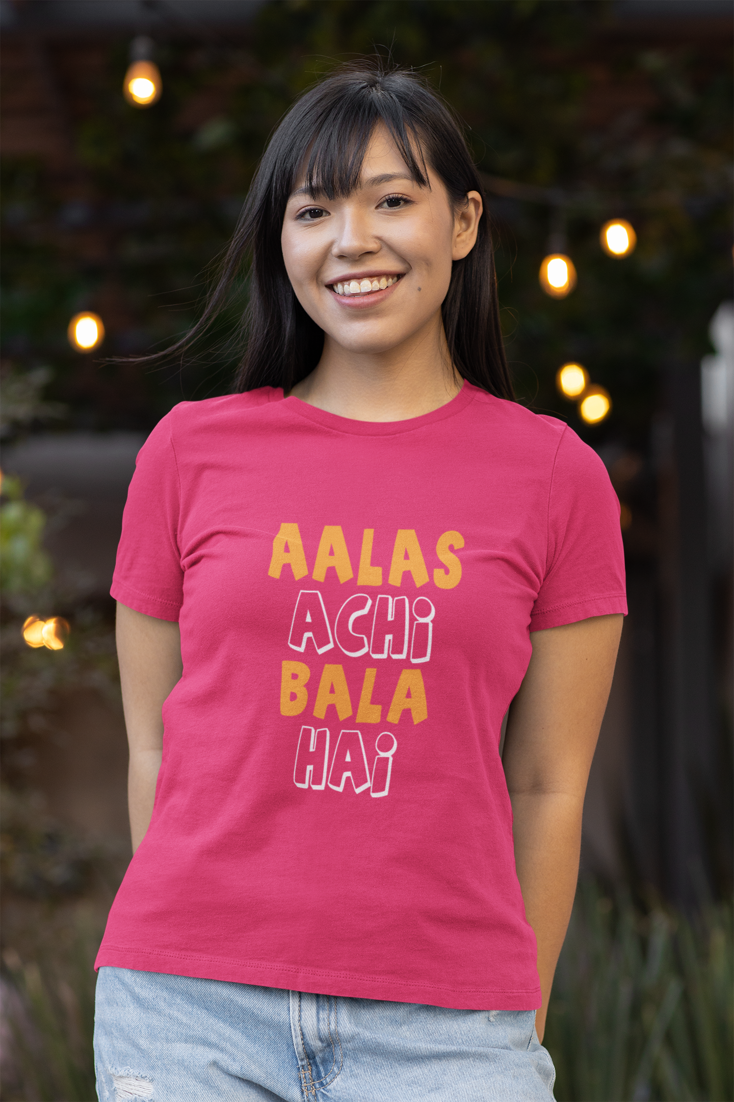 Typography Classic T-Shirt ALAS F-1