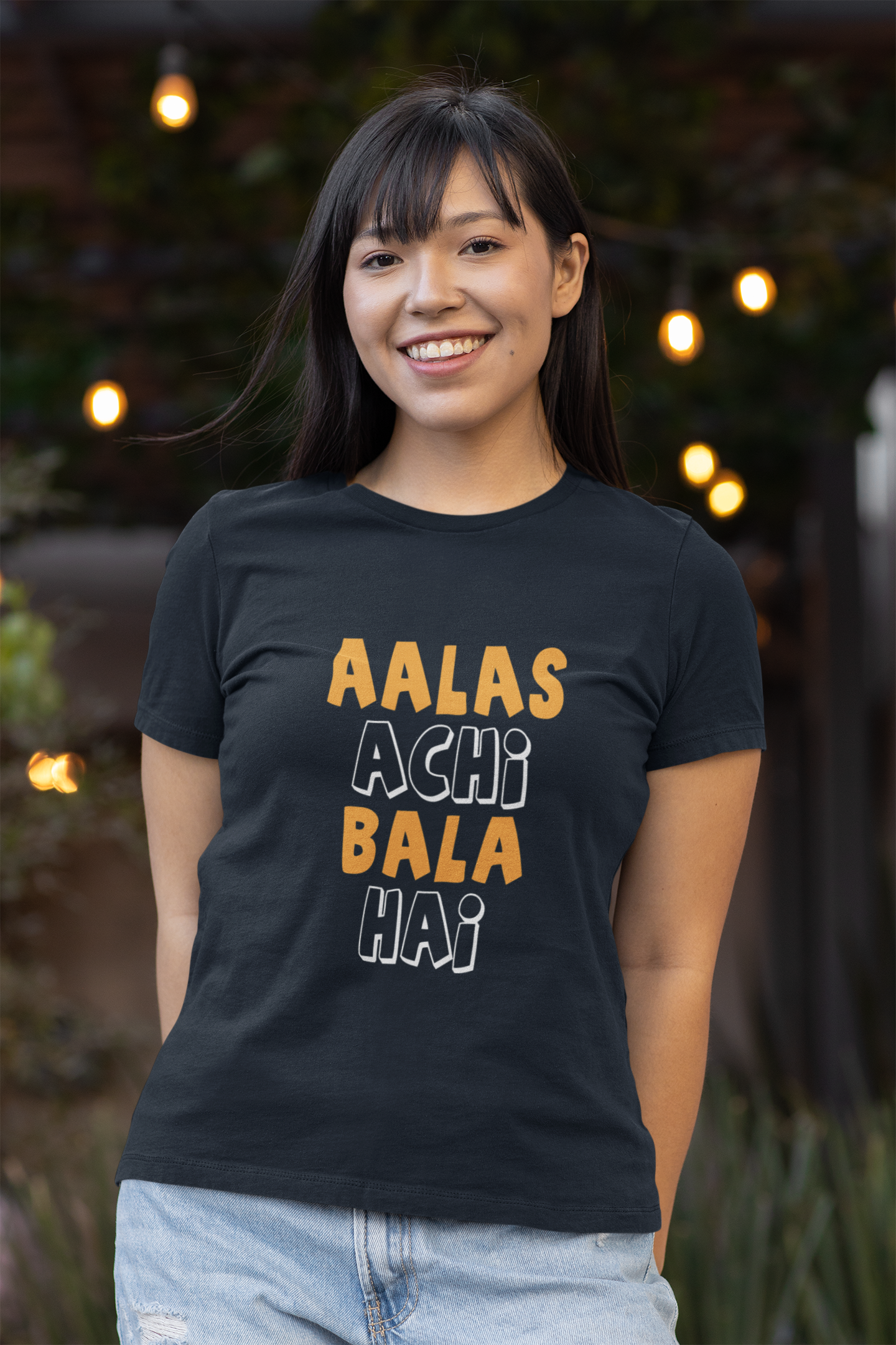 Typography Classic T-Shirt ALAS F-1