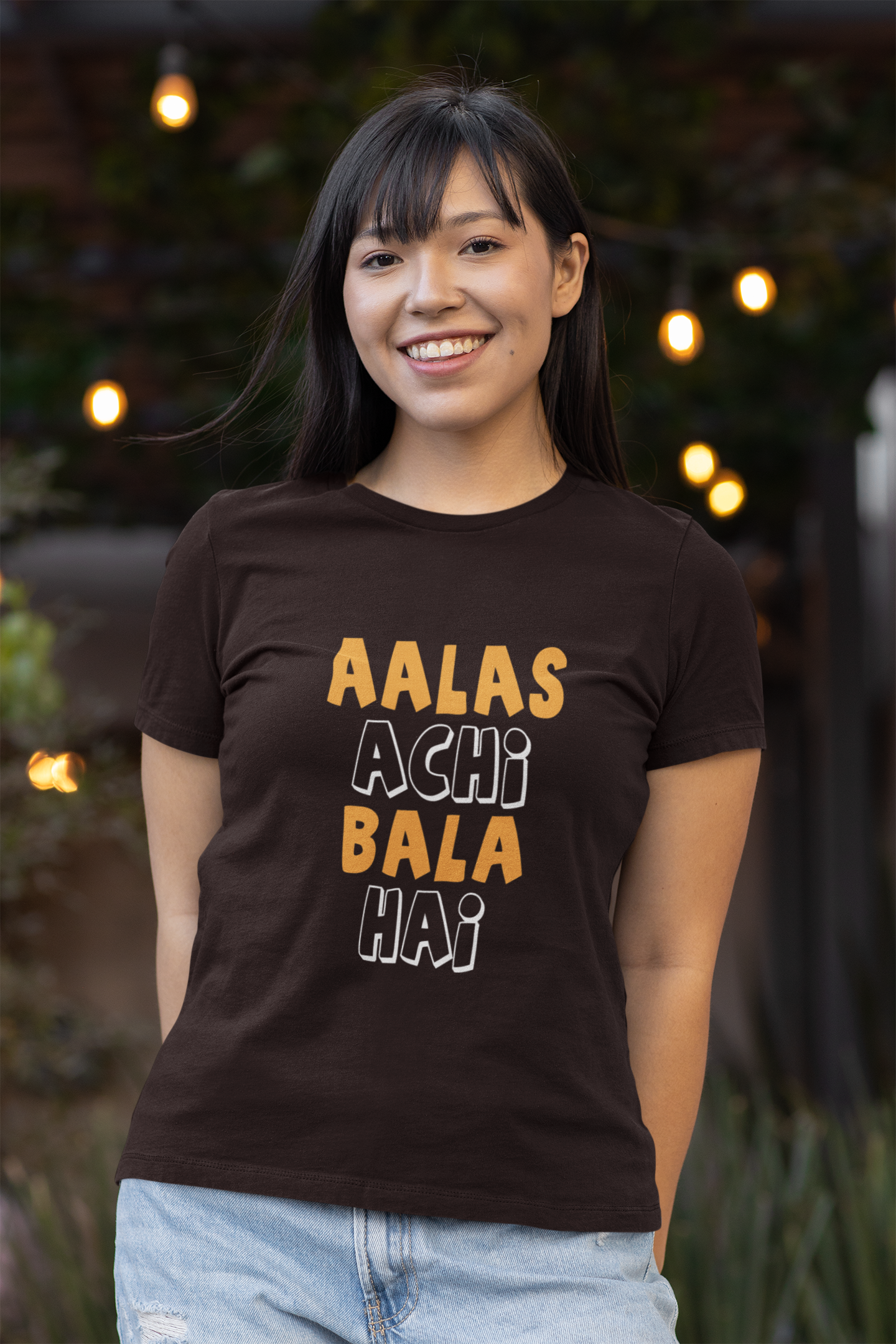 Typography Classic T-Shirt ALAS F-1