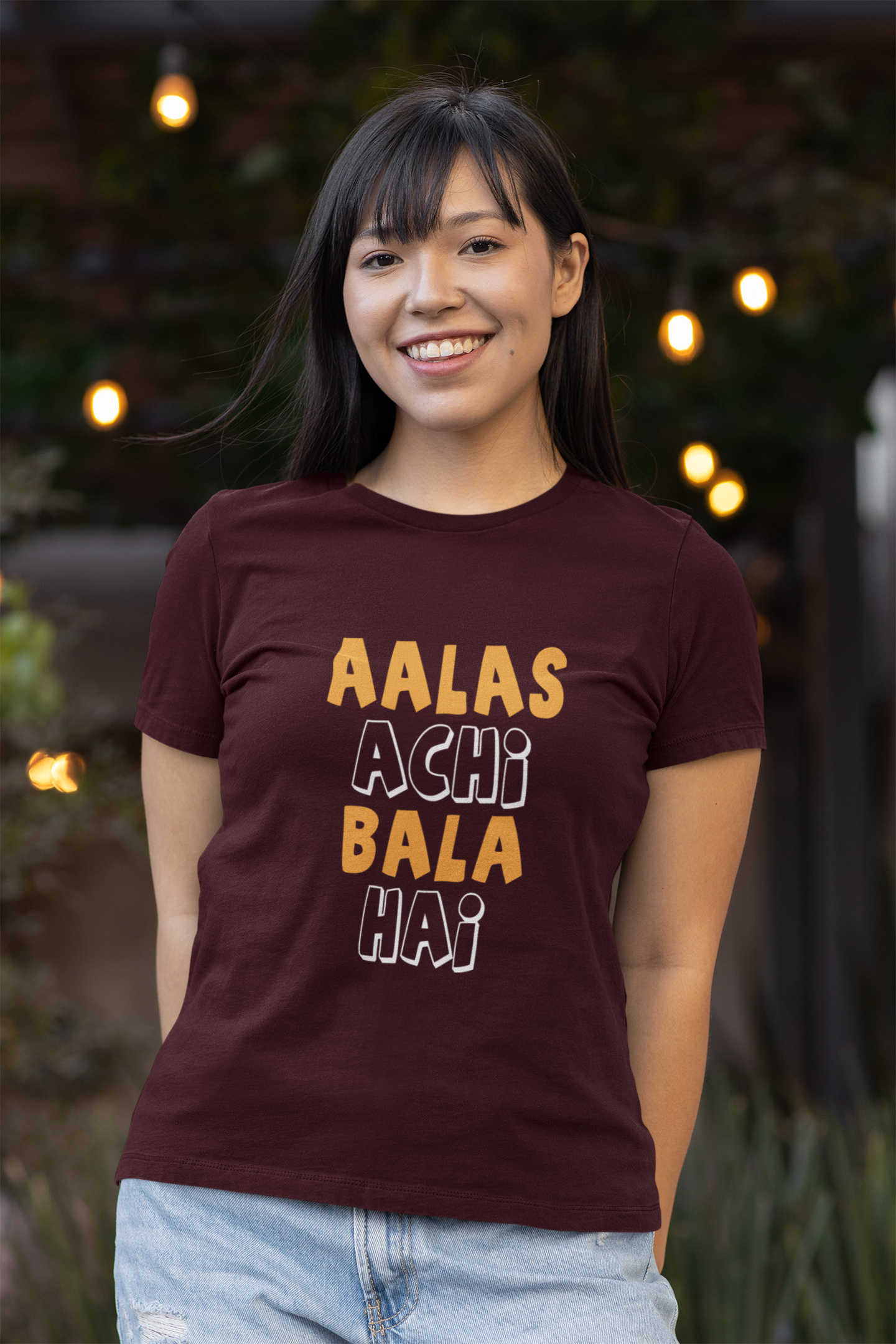 Typography Classic T-Shirt ALAS F-1