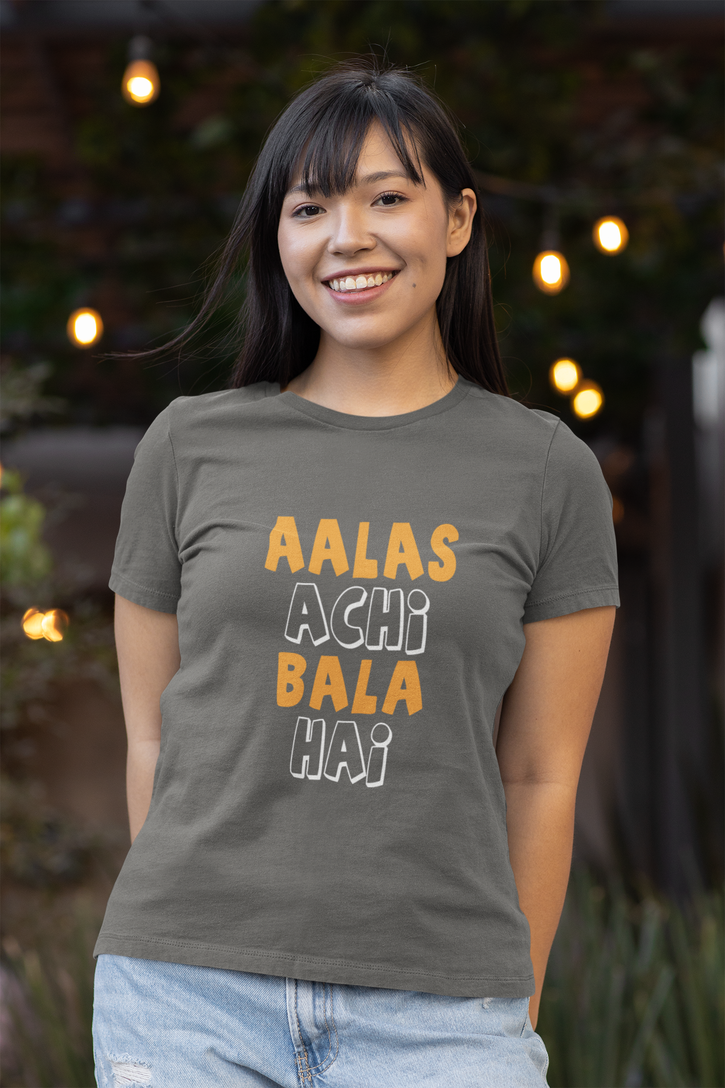 Typography Classic T-Shirt ALAS F-1