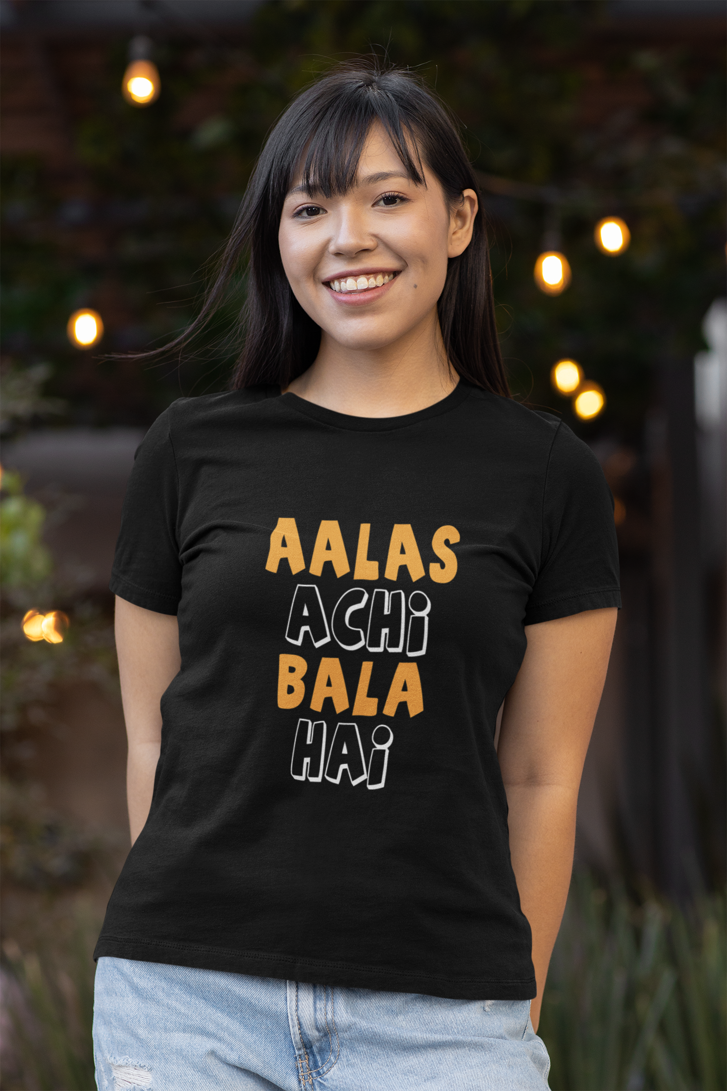 Typography Classic T-Shirt ALAS F-1