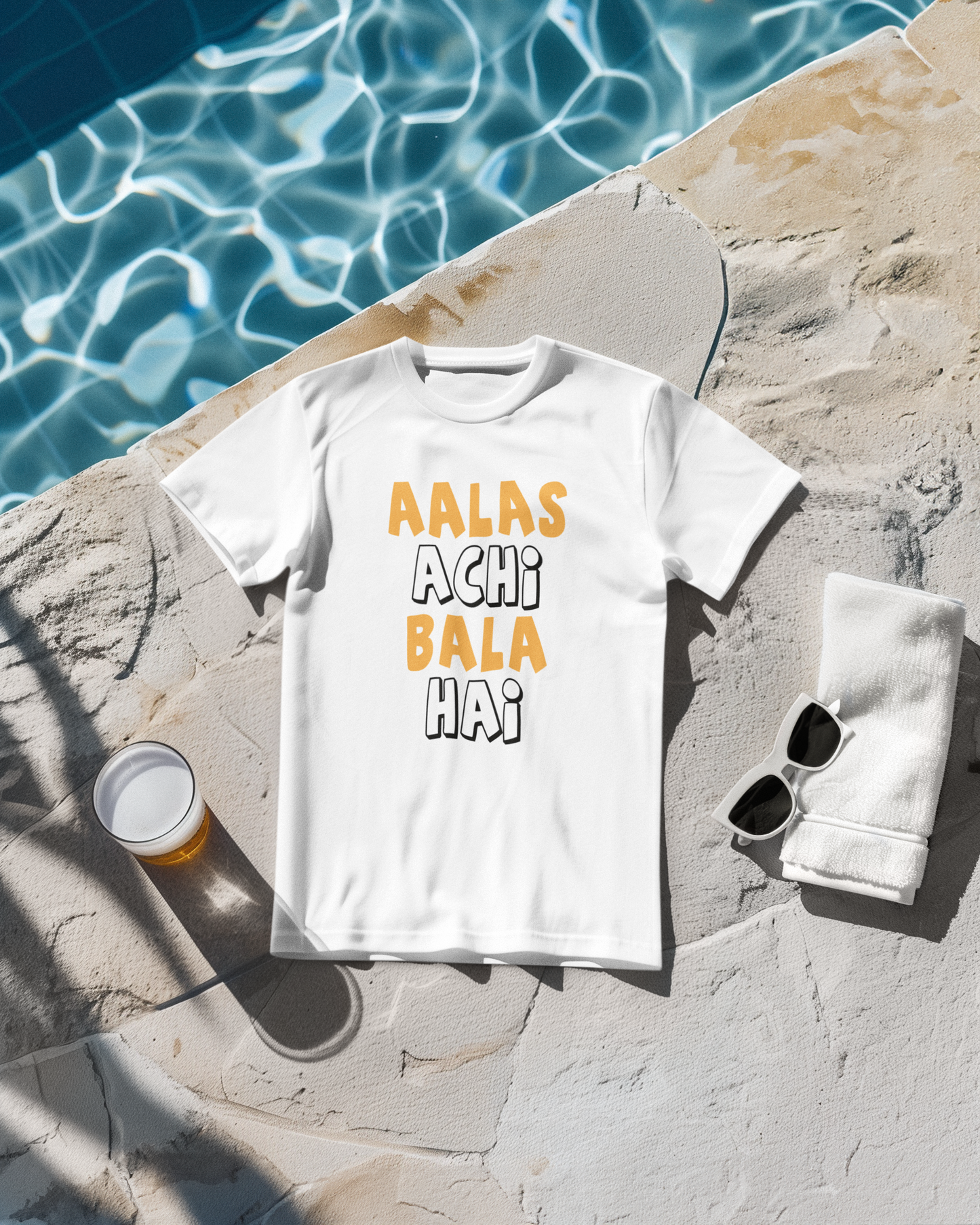 Typography Classic T-Shirt ALAS M-2