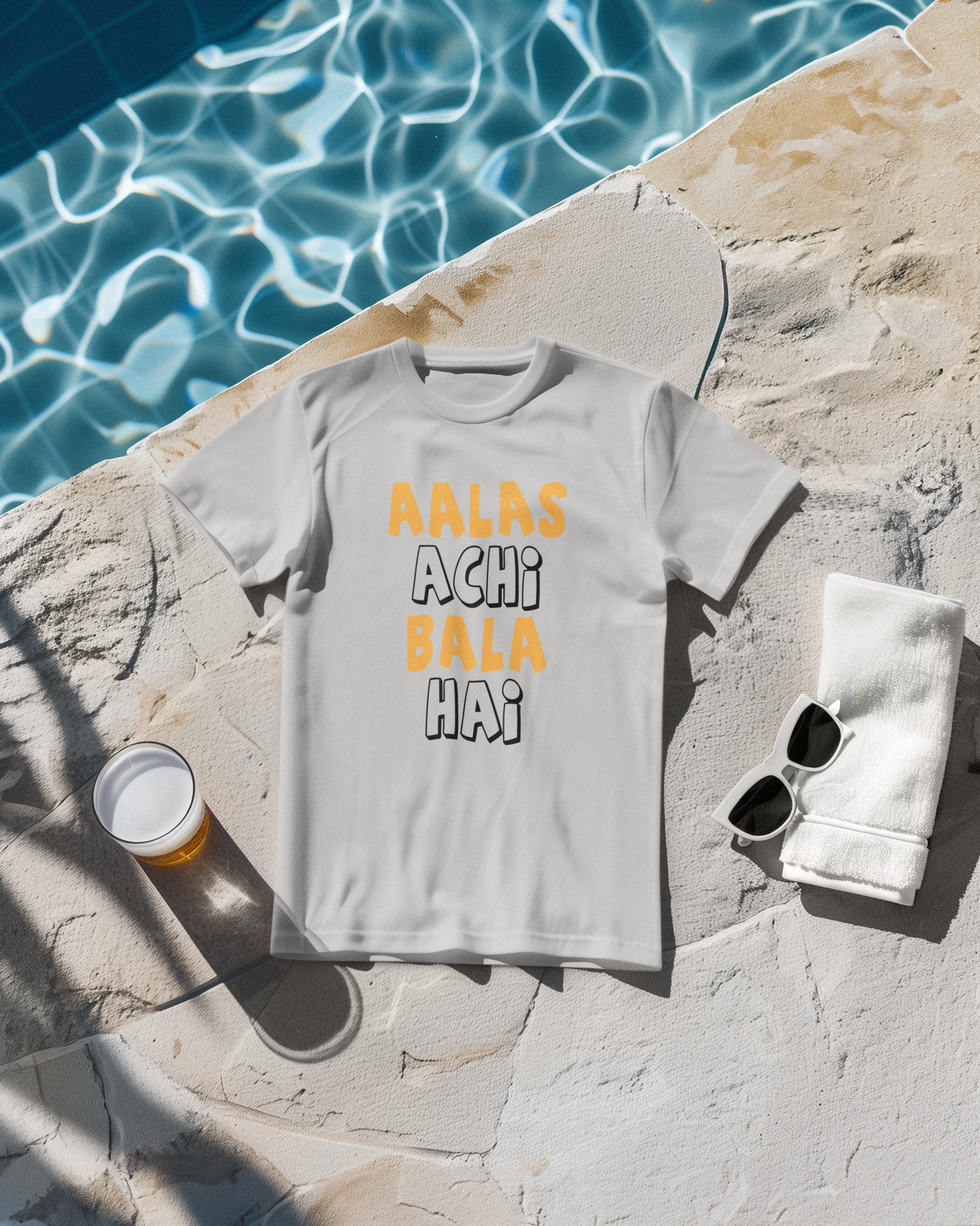 Typography Classic T-Shirt ALAS M-2