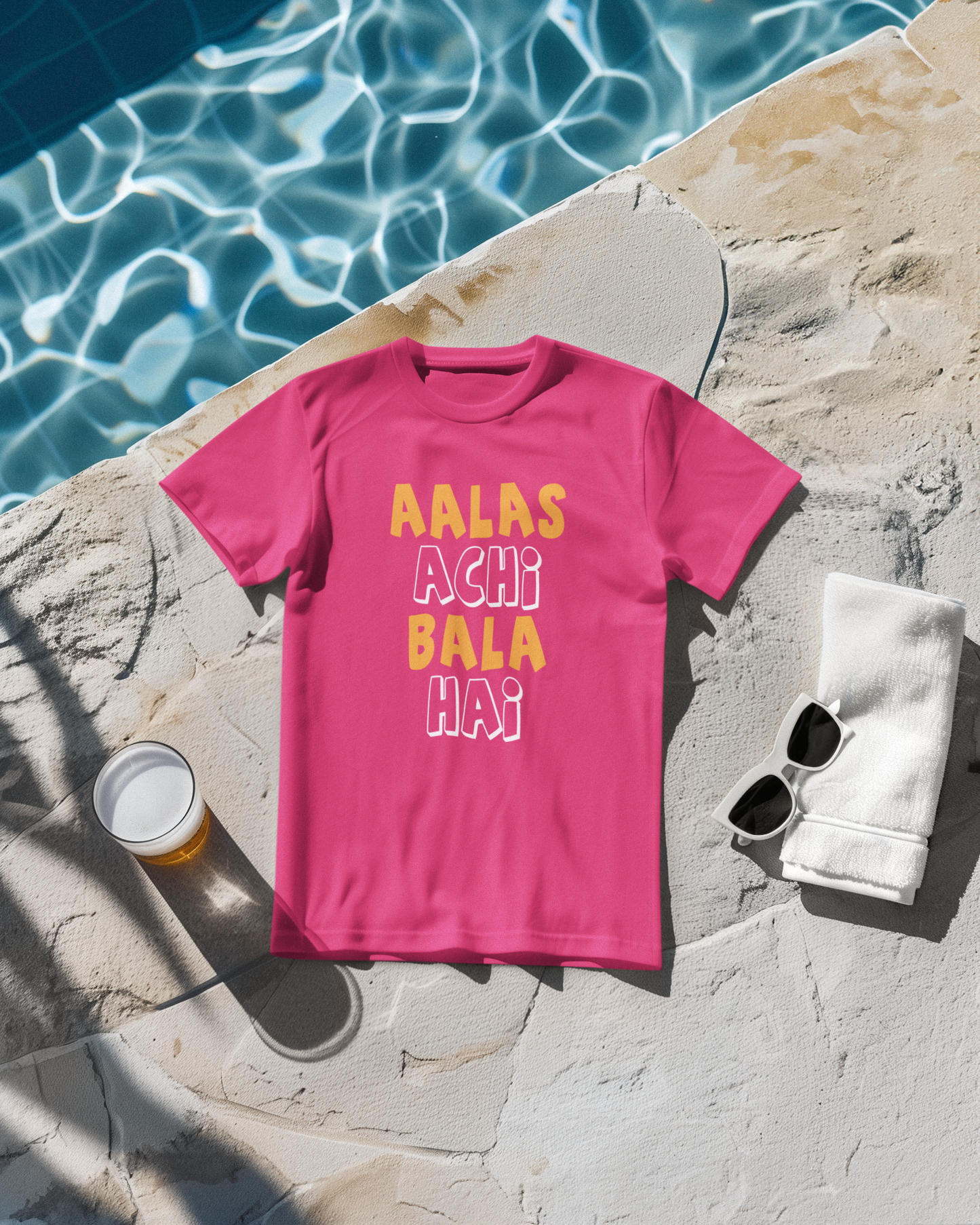 Typography Classic T-Shirt ALAS F-1