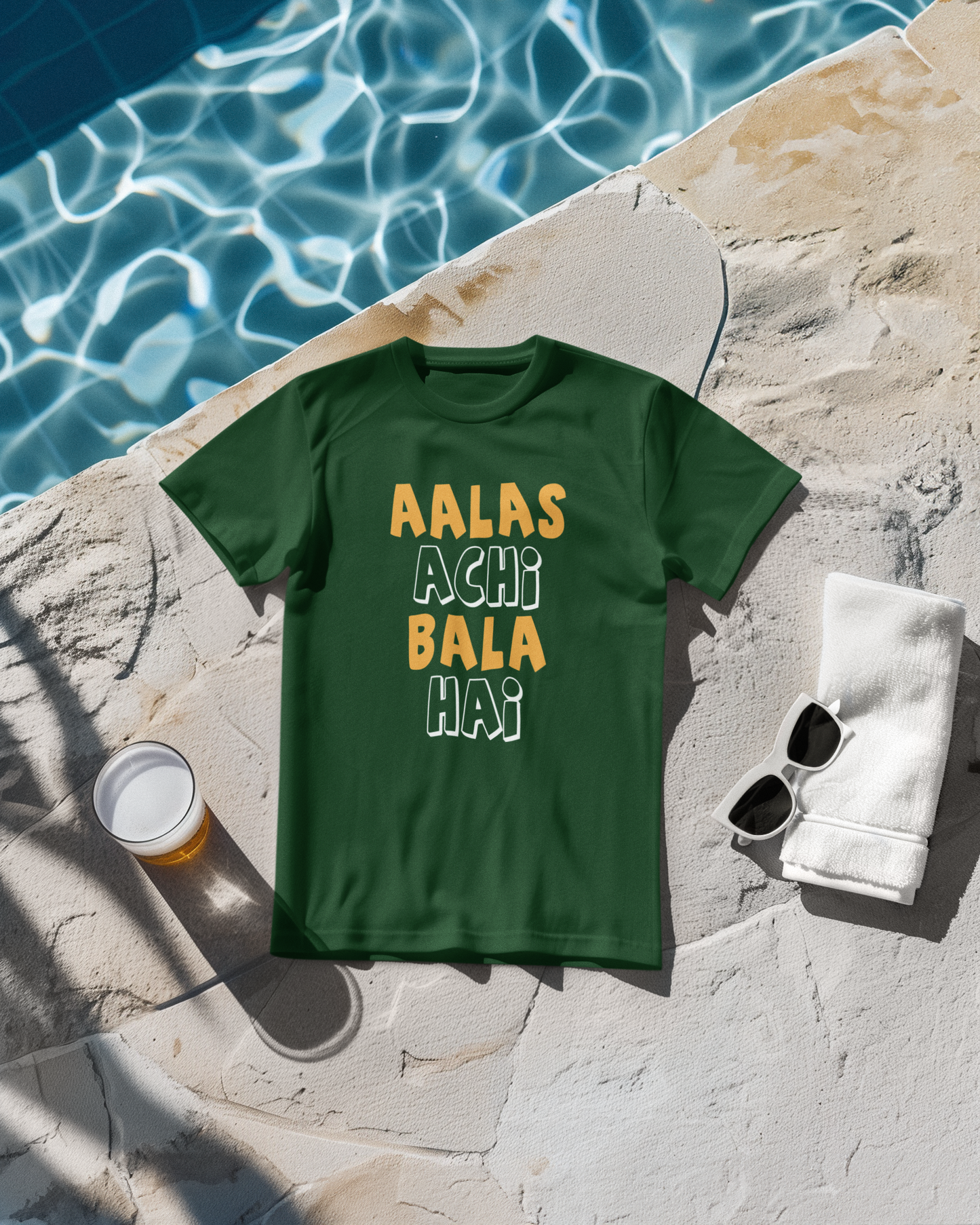 Typography Classic T-Shirt ALAS F-1