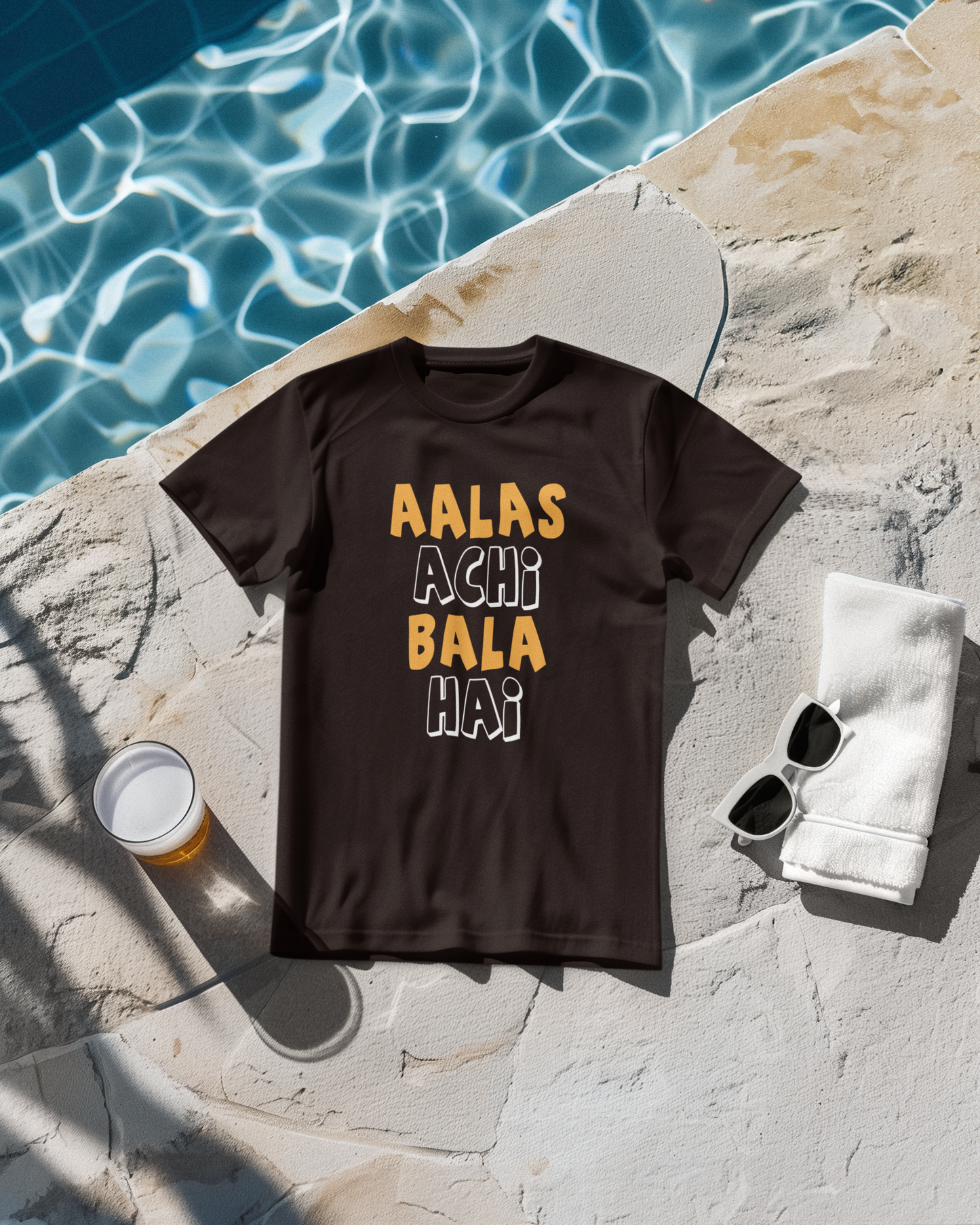 Typography Classic T-Shirt ALAS F-1