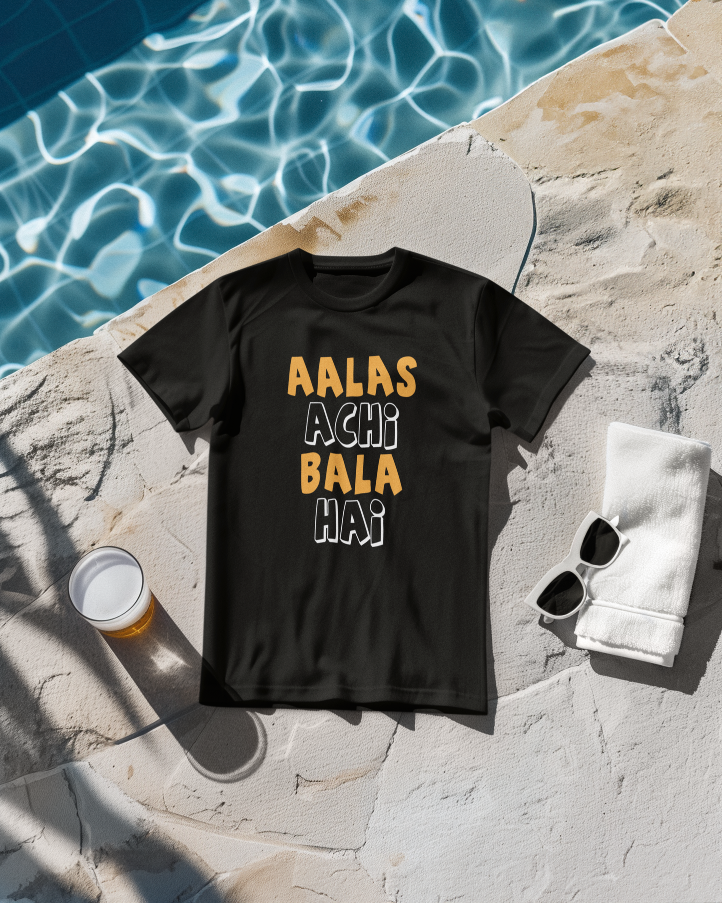 Typography Classic T-Shirt ALAS M-1