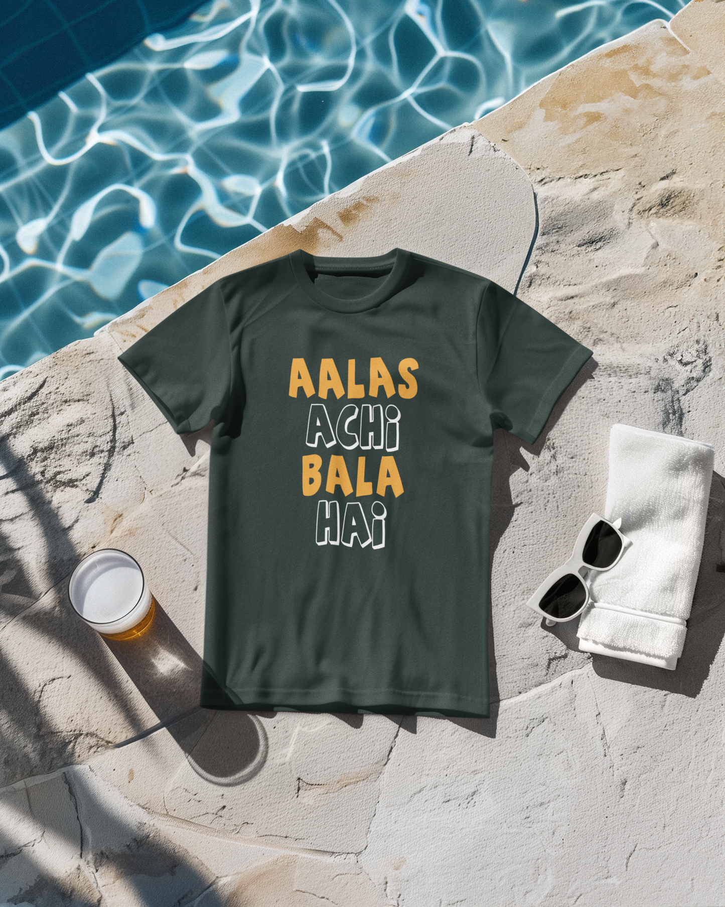 Typography Classic T-Shirt ALAS M-1