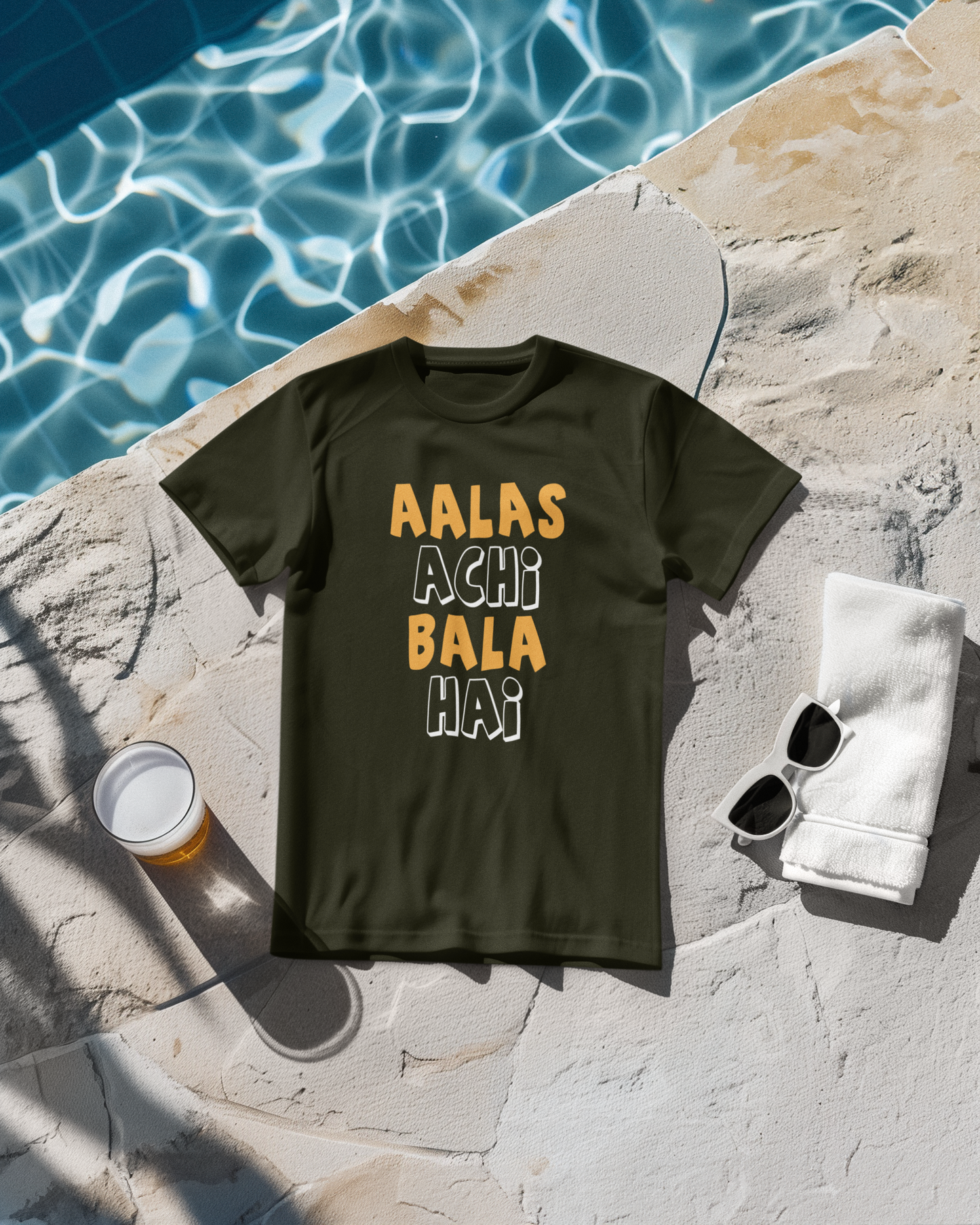 Typography Classic T-Shirt ALAS M-1