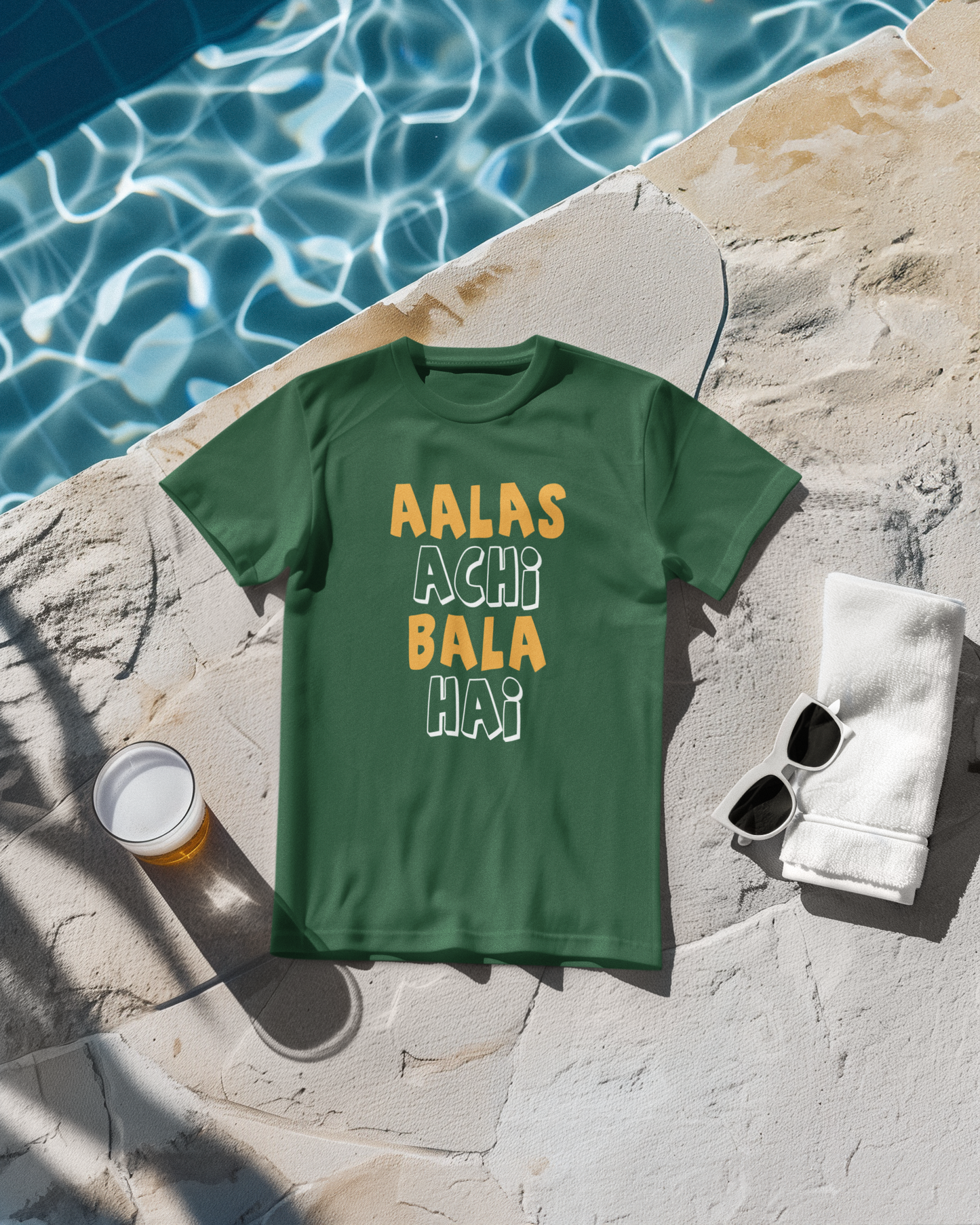 Typography Classic T-Shirt ALAS M-1