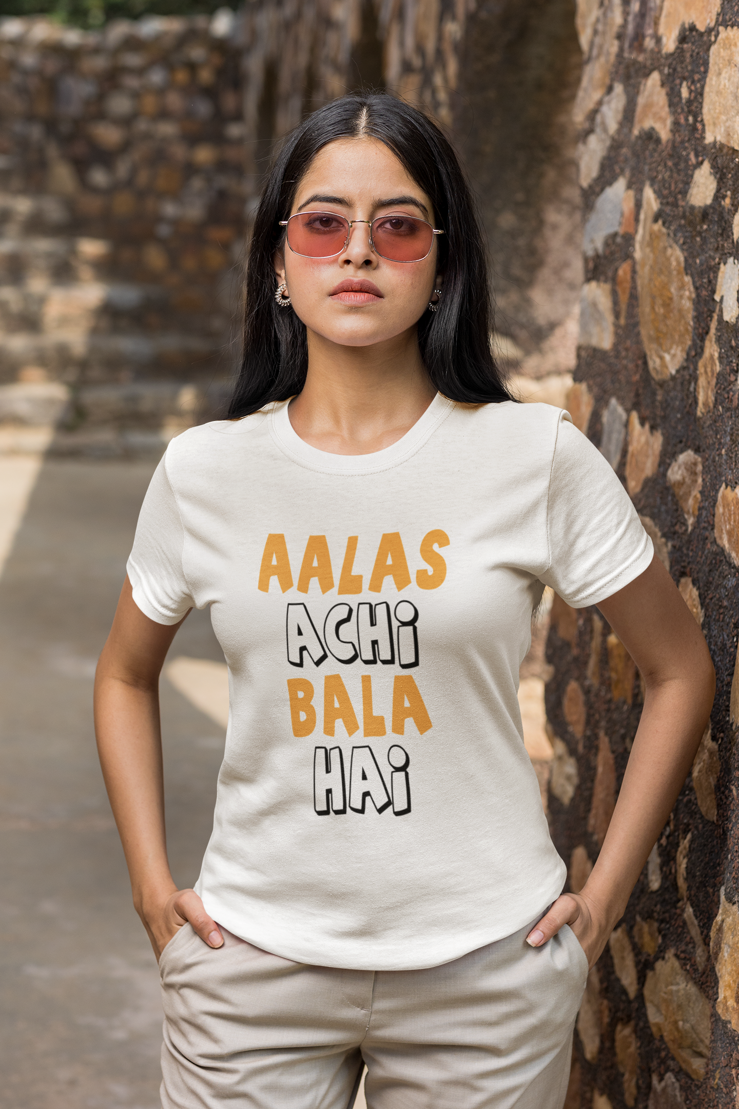 Typography Classic T-Shirt ALAS F-2