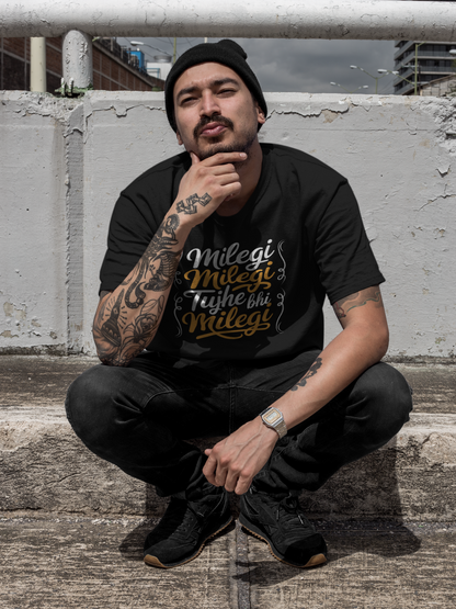 Typography Classic T-Shirt MILEGI M-1