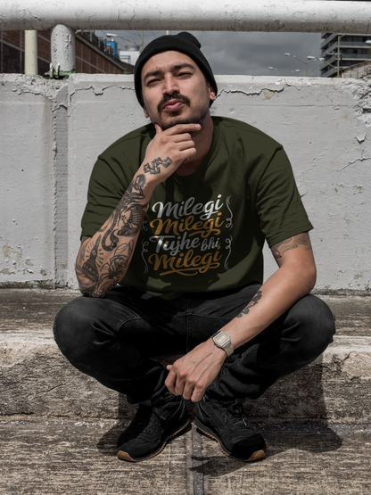Typography Classic T-Shirt MILEGI M-1