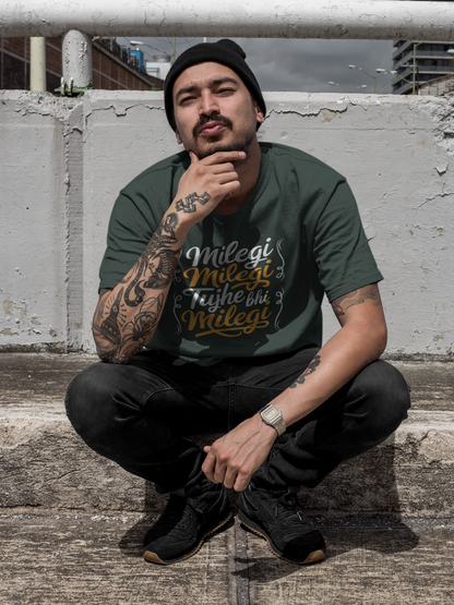 Typography Classic T-Shirt MILEGI M-1
