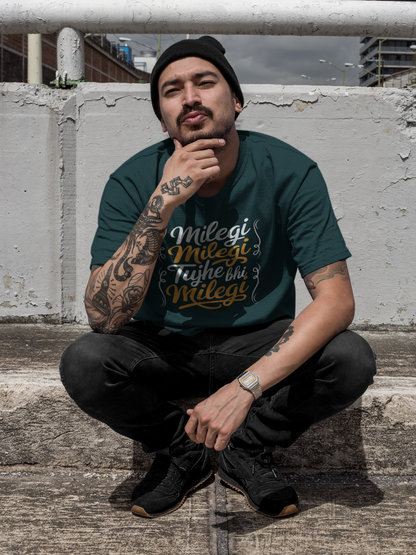 Typography Classic T-Shirt MILEGI M-1