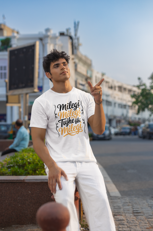 Typography Classic T-Shirt MILEGI M-2