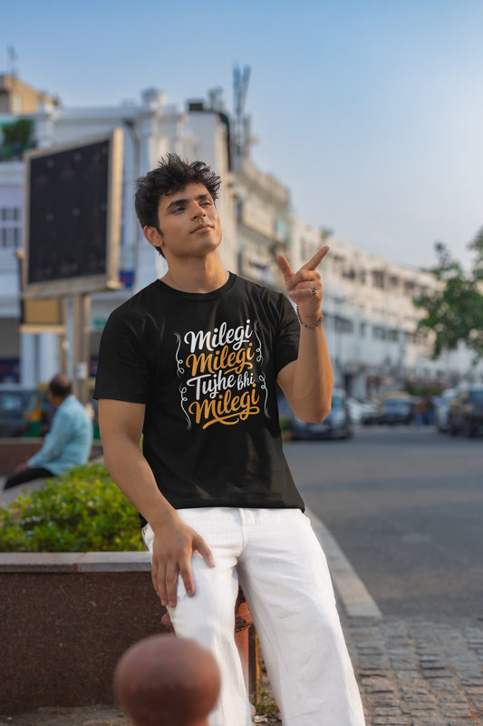 Typography Classic T-Shirt MILEGI M-1