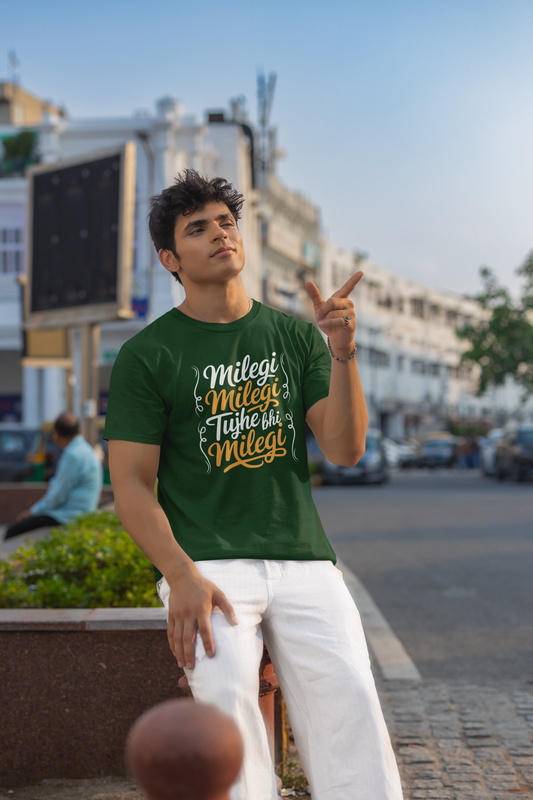 Typography Classic T-Shirt MILEGI M-1