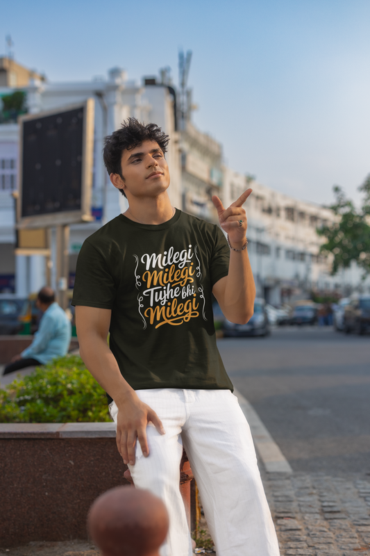 Typography Classic T-Shirt MILEGI M-1