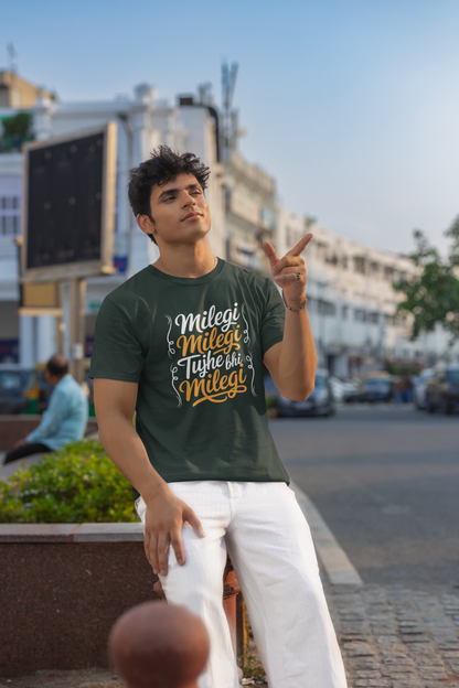 Typography Classic T-Shirt MILEGI M-1