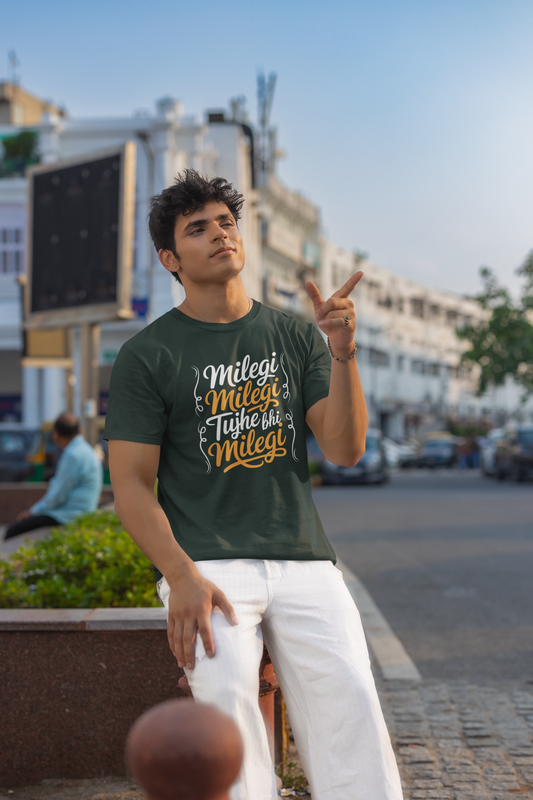 Typography Classic T-Shirt MILEGI M-1