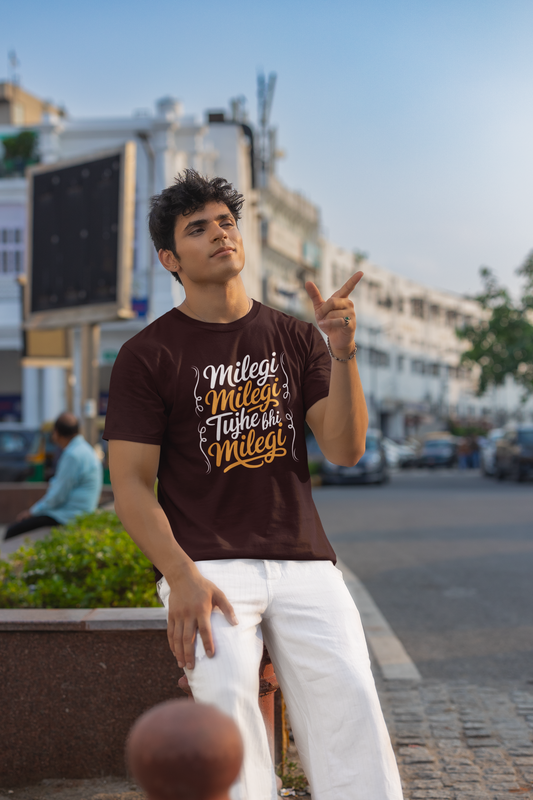 Typography Classic T-Shirt MILEGI M-1