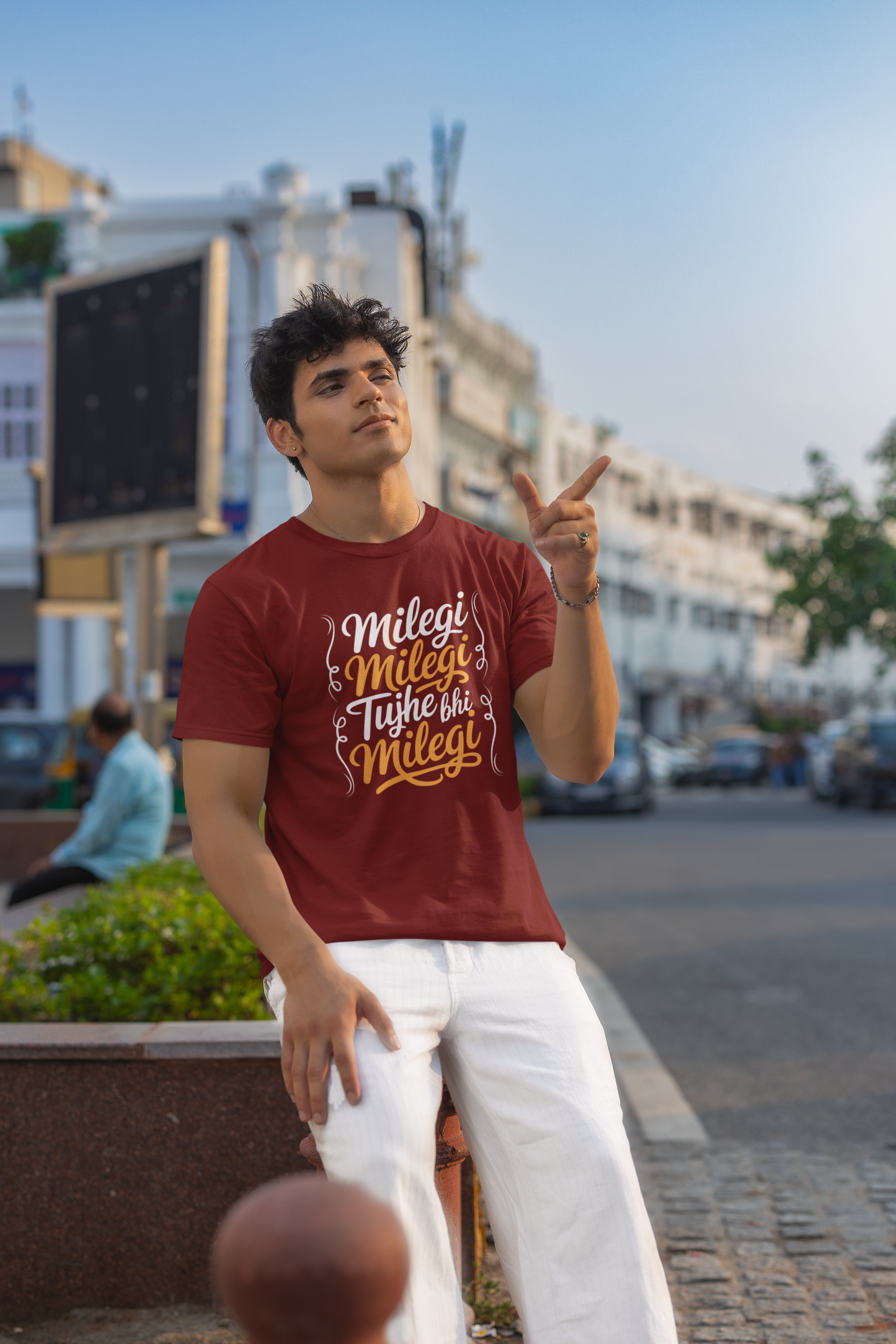 Typography Classic T-Shirt MILEGI M-1