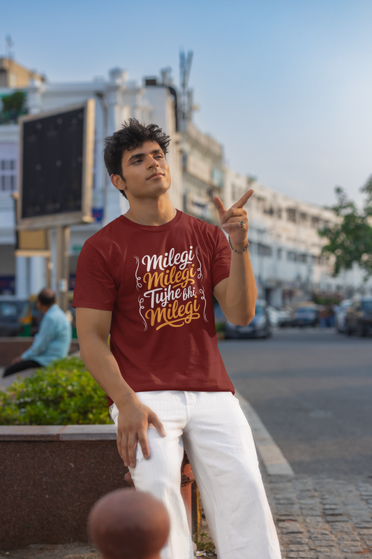 Typography Classic T-Shirt MILEGI M-1