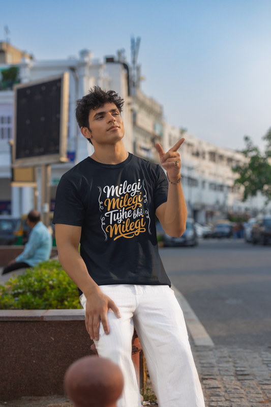 Typography Classic T-Shirt MILEGI M-1