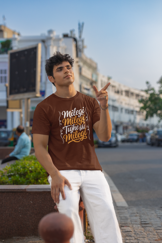 Typography Classic T-Shirt MILEGI M-1