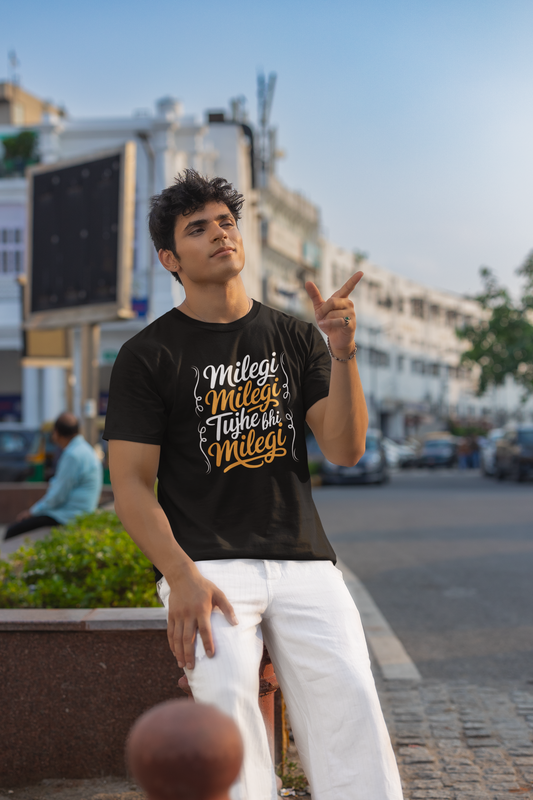 Typography Classic T-Shirt MILEGI M-1