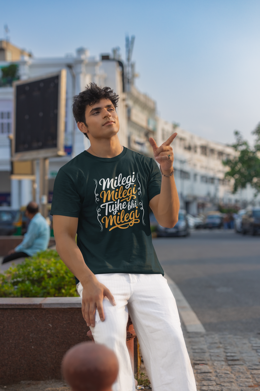 Typography Classic T-Shirt MILEGI M-1