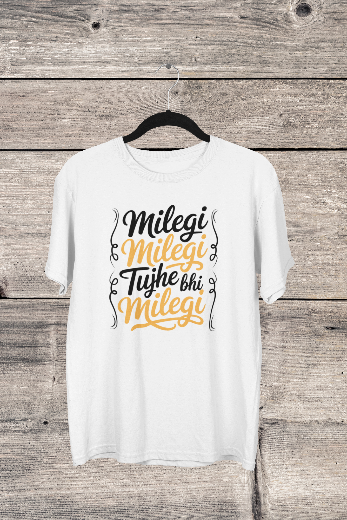 Typography Classic T-Shirt MILEGI M-2