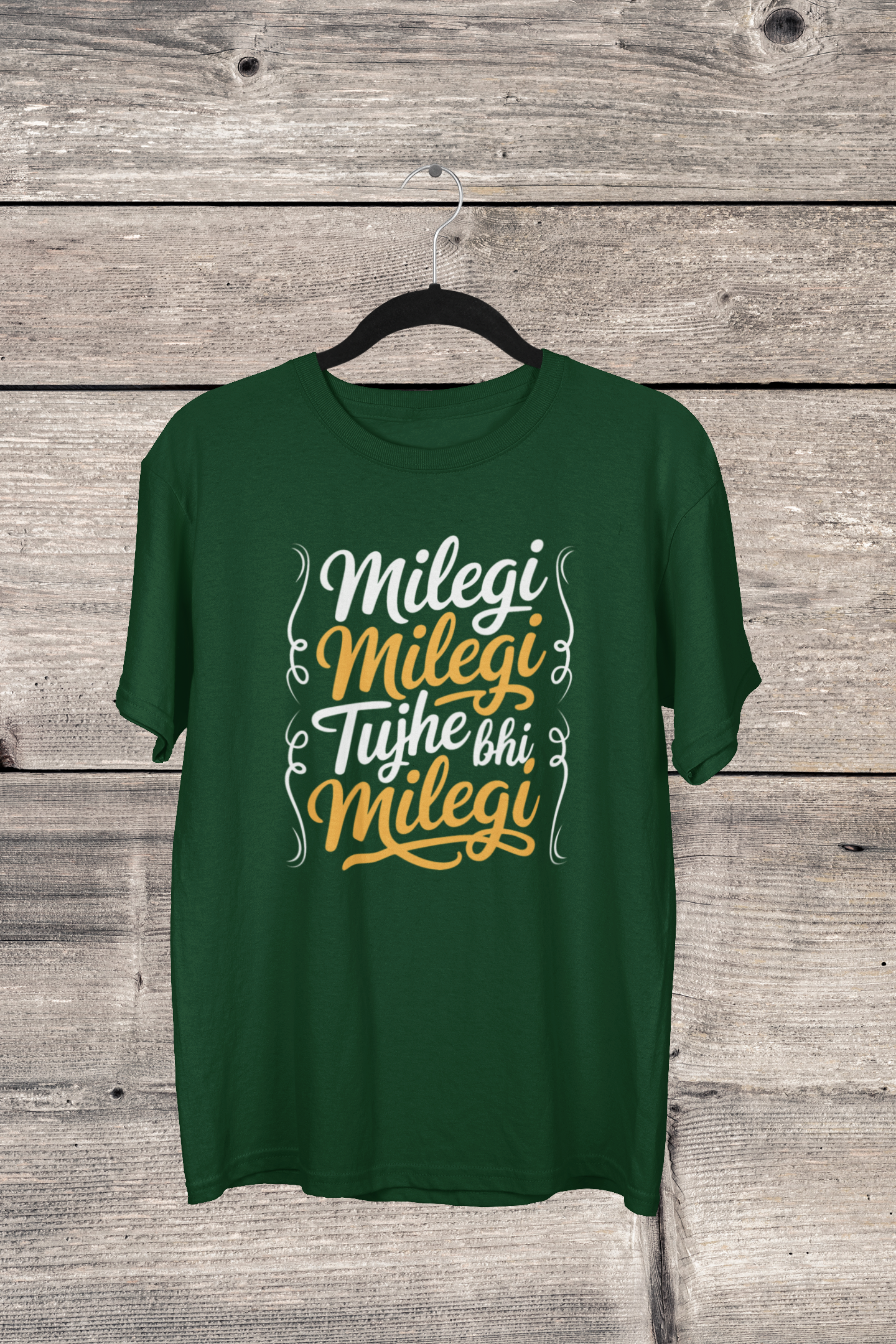 Typography Classic T-Shirt MILEGI M-1