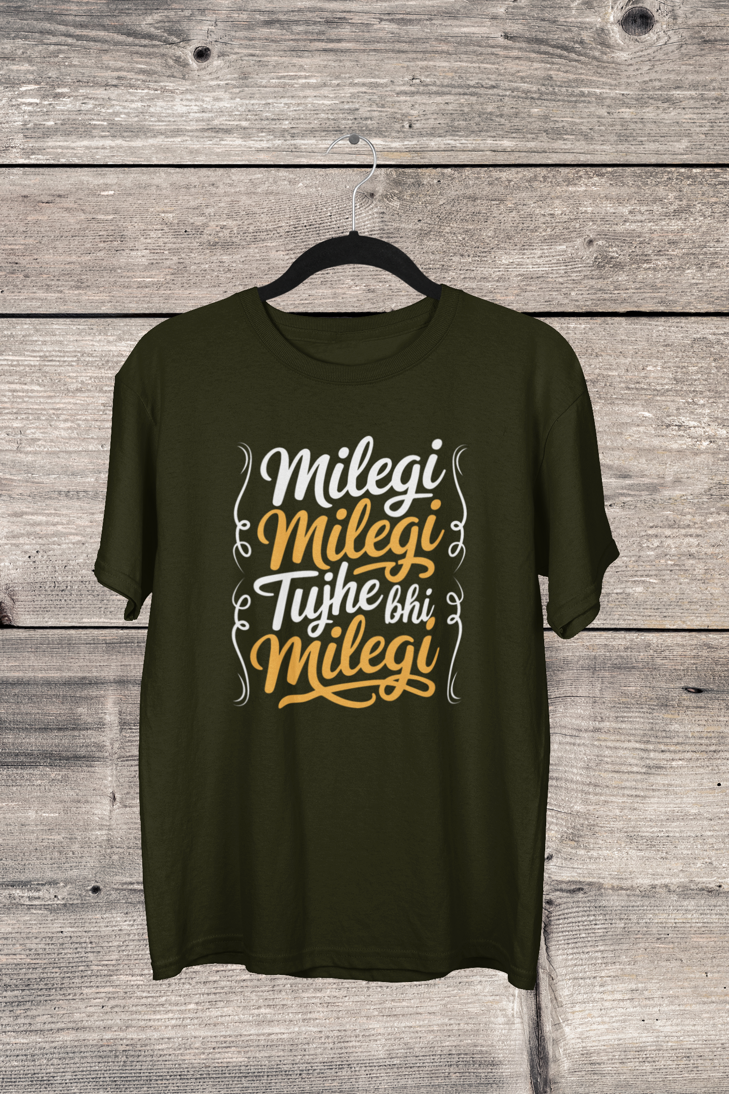 Typography Classic T-Shirt MILEGI M-1