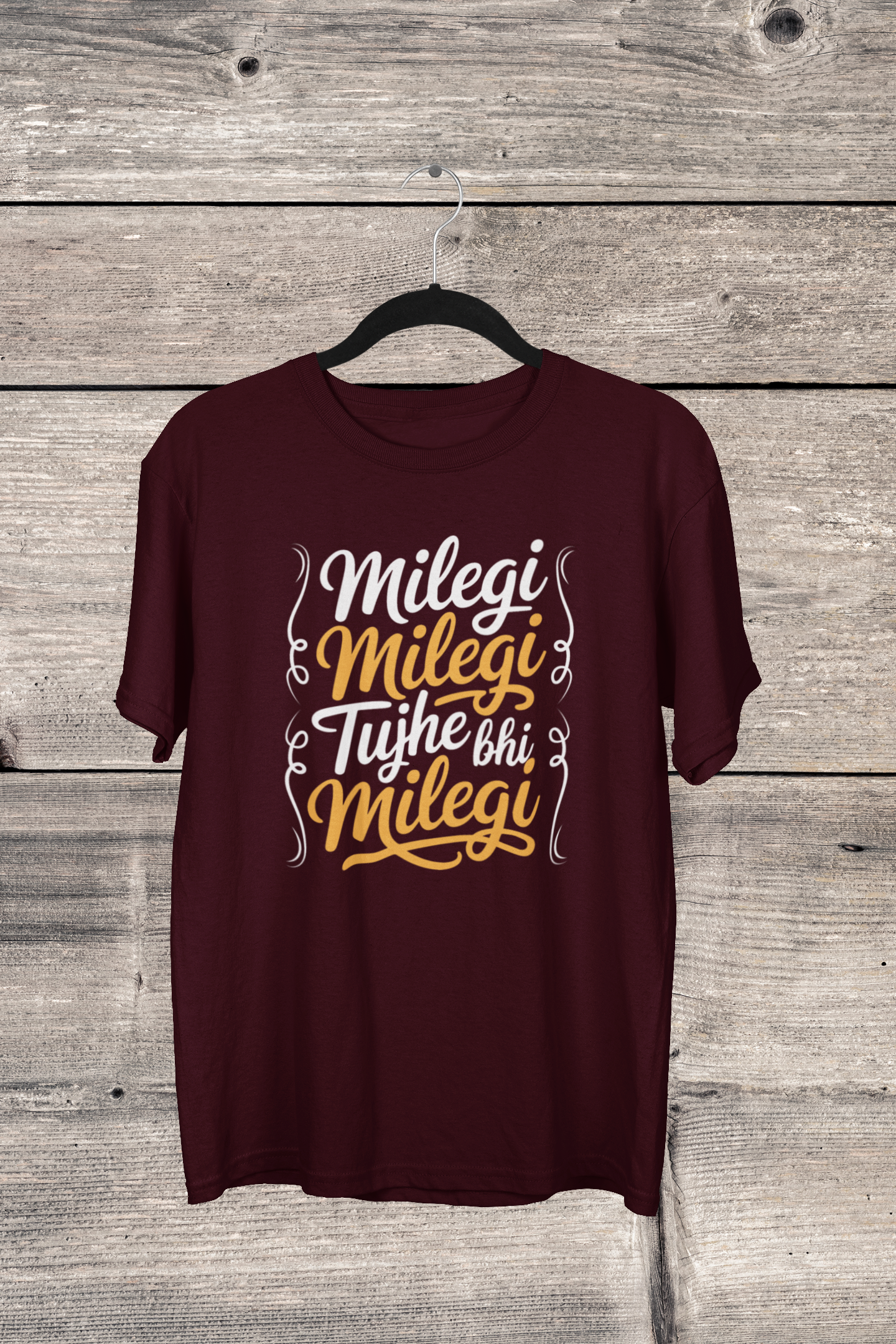 Typography Classic T-Shirt MILEGI M-1