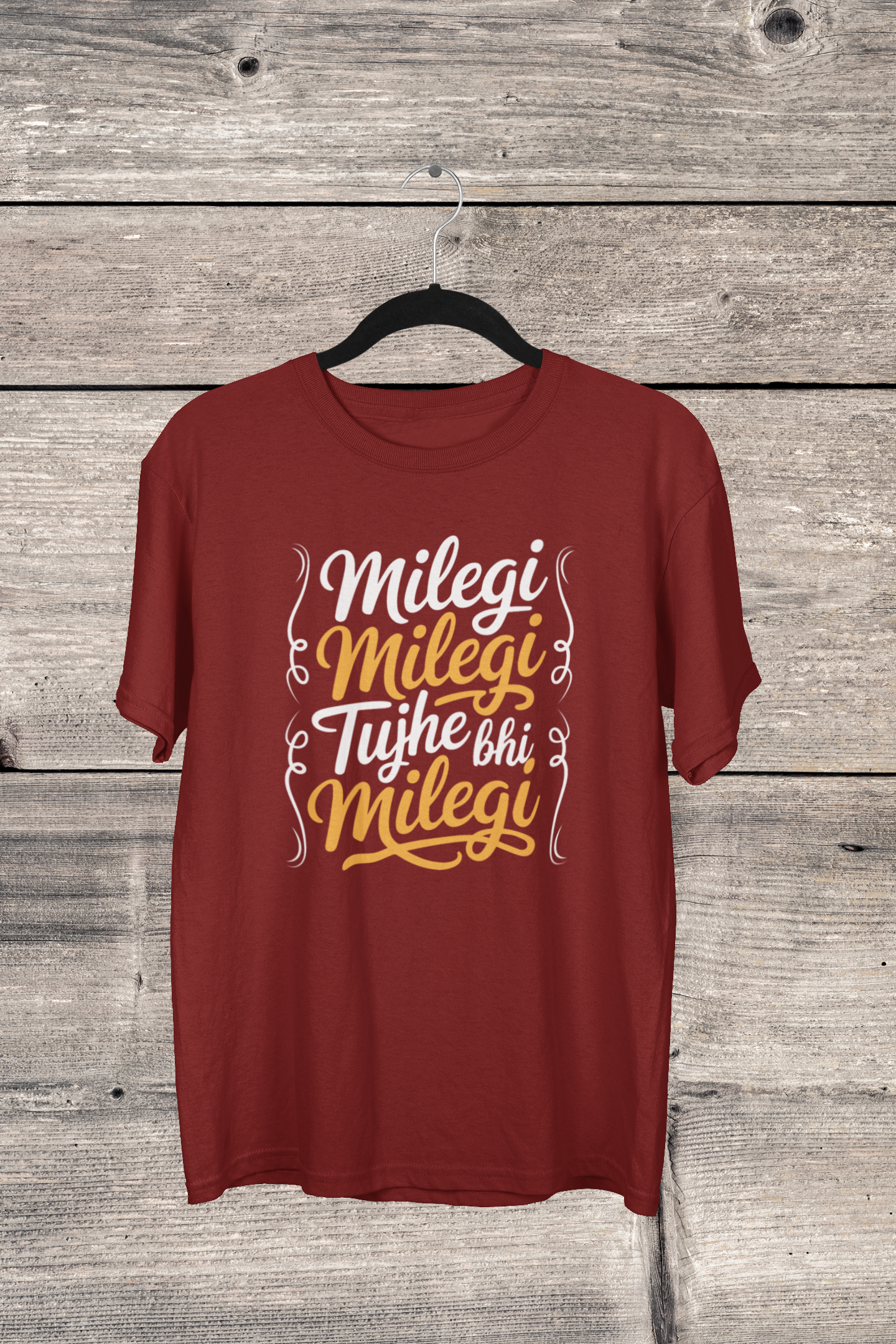 Typography Classic T-Shirt MILEGI M-1