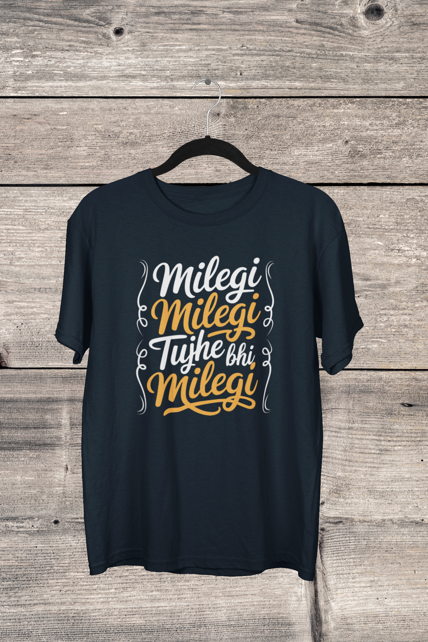 Typography Classic T-Shirt MILEGI M-1