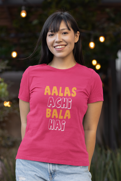 Typography Classic T-Shirt ALAS F-1