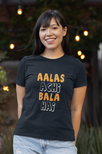 Typography Classic T-Shirt ALAS F-1