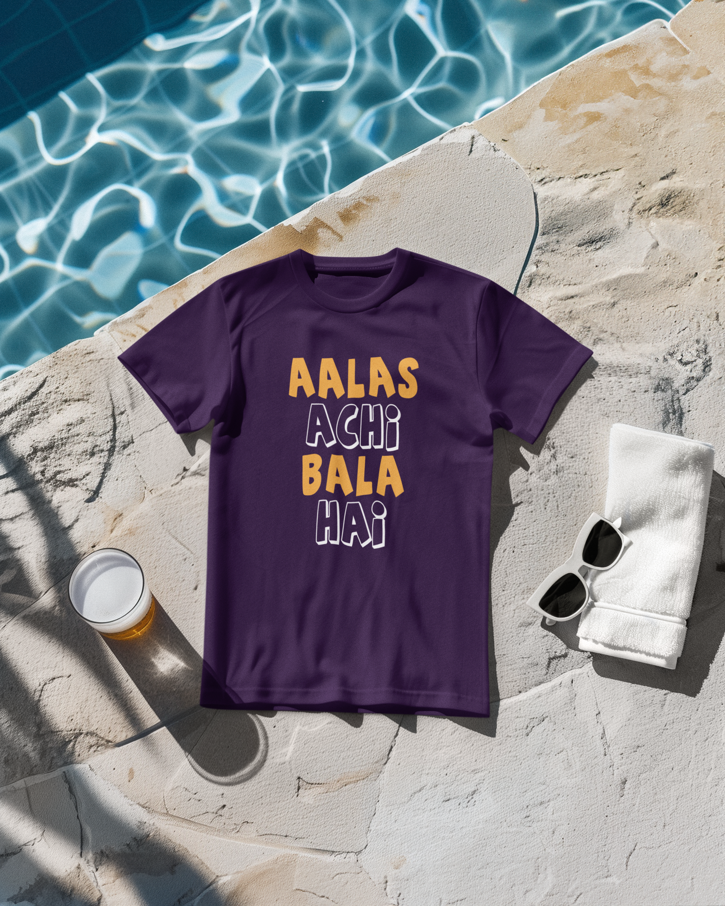 Typography Classic T-Shirt ALAS F-1
