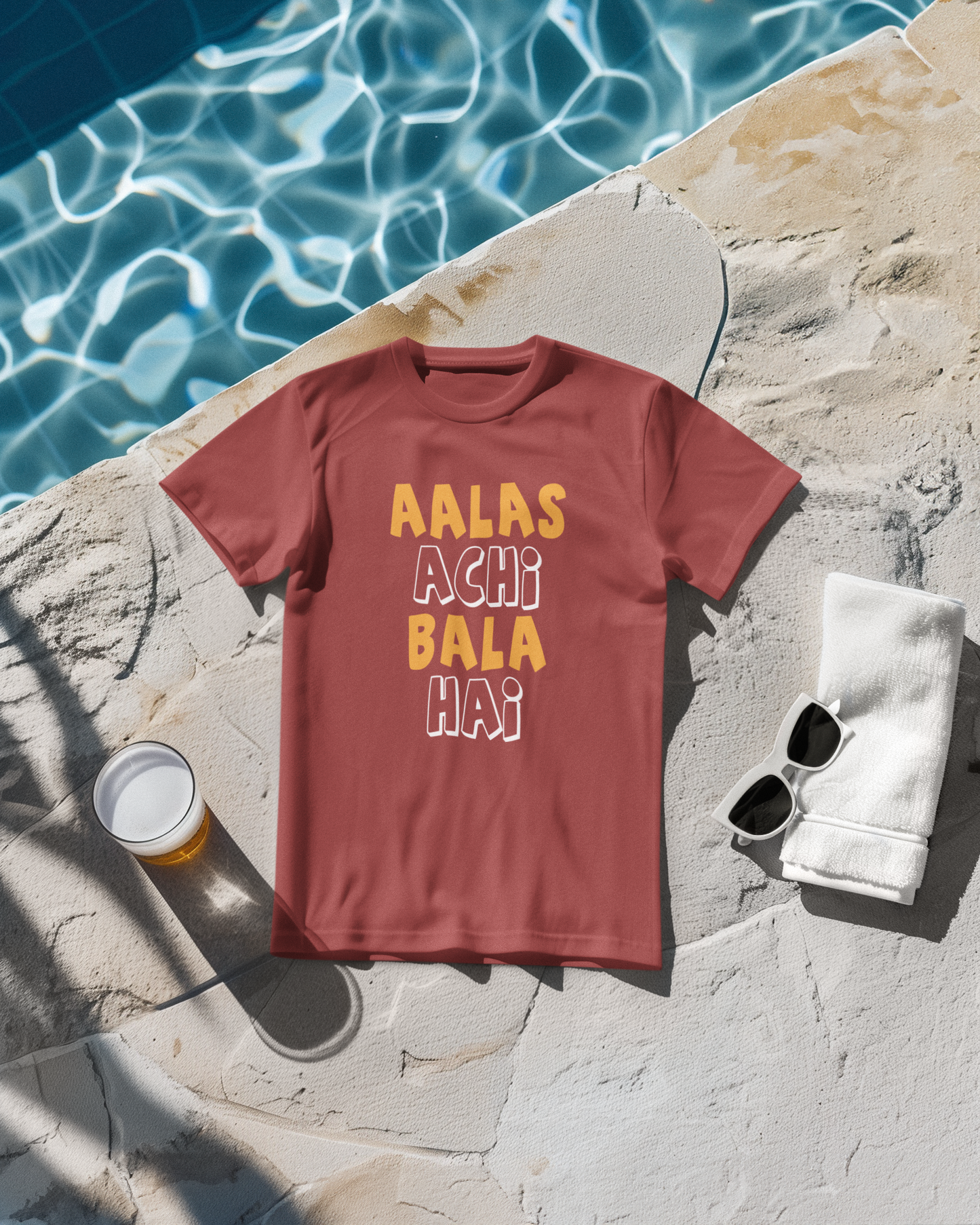 Typography Classic T-Shirt ALAS M-1