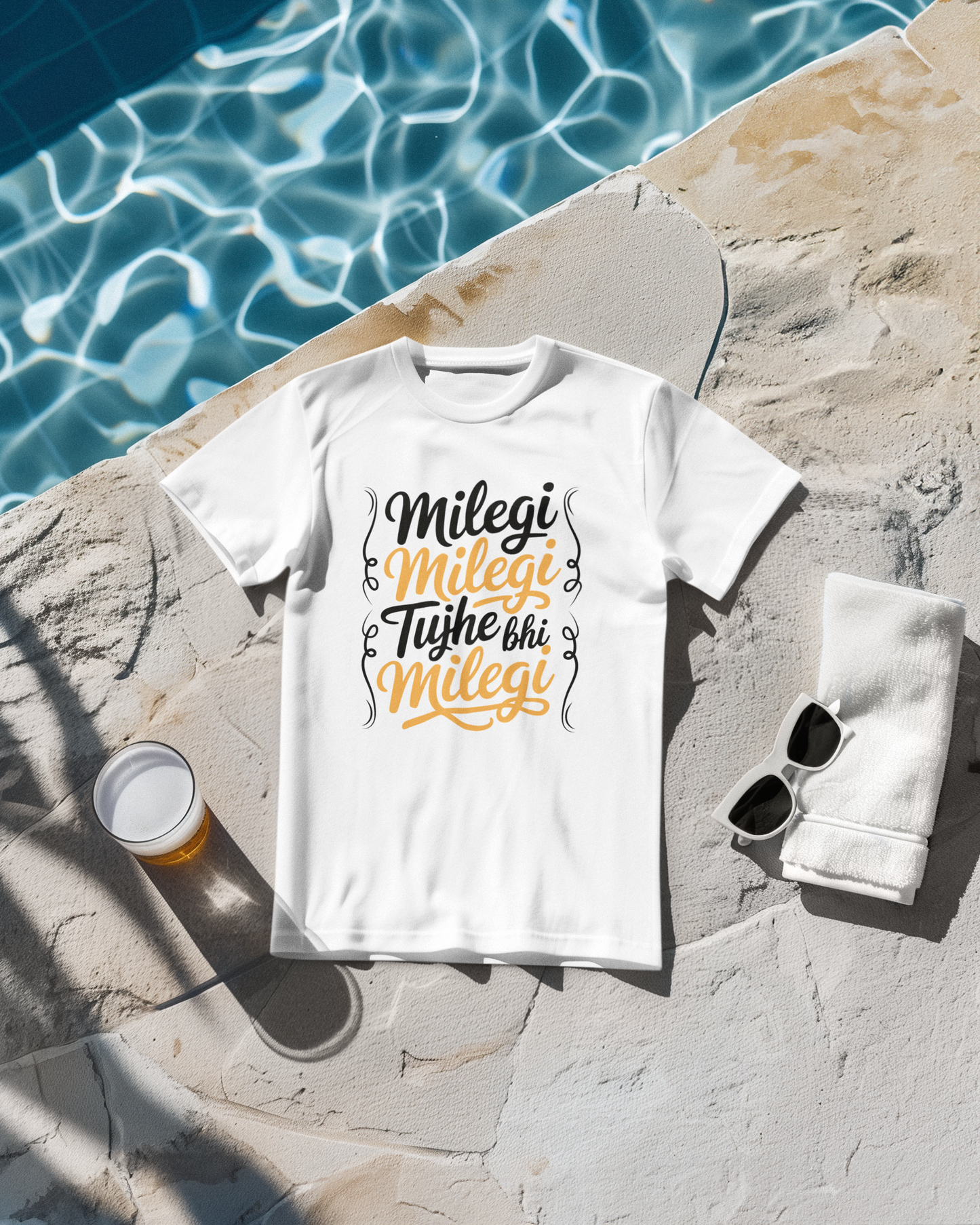 Typography Classic T-Shirt MILEGI M-2