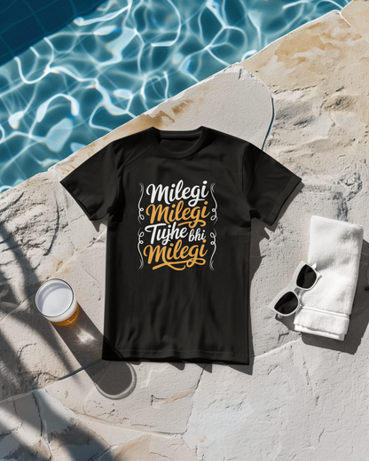 Typography Classic T-Shirt MILEGI M-1